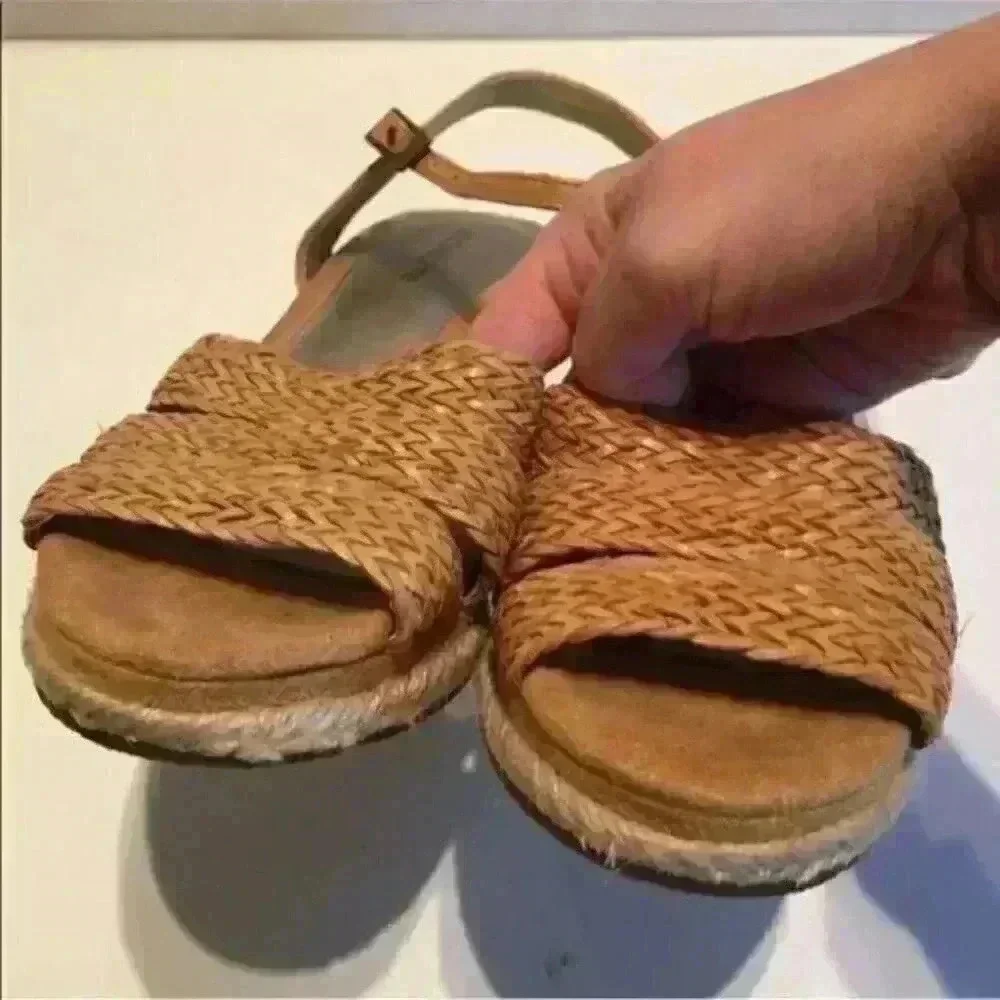 liz claiborne Heels Woven jute Wedges espadrilles